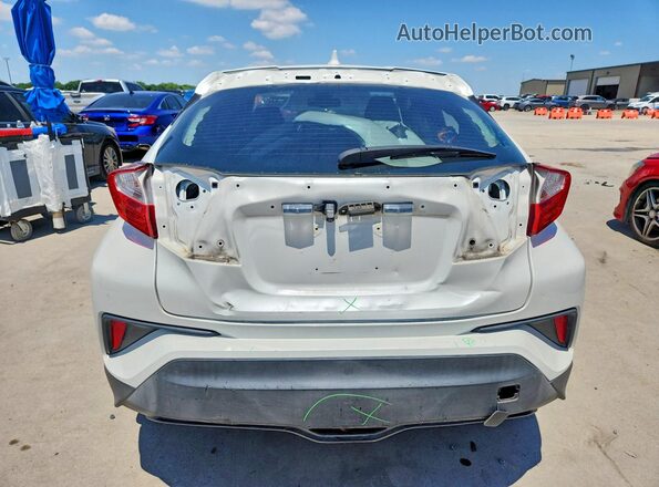 NMTKHMBX2JR027443 2018 TOYOTA C-HR White Widok z tyłu