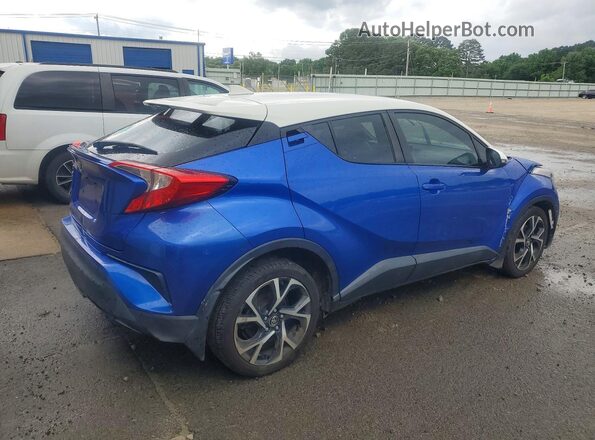 NMTKHMBX2JR055694 2018 TOYOTA C-HR Blue Tył prawy