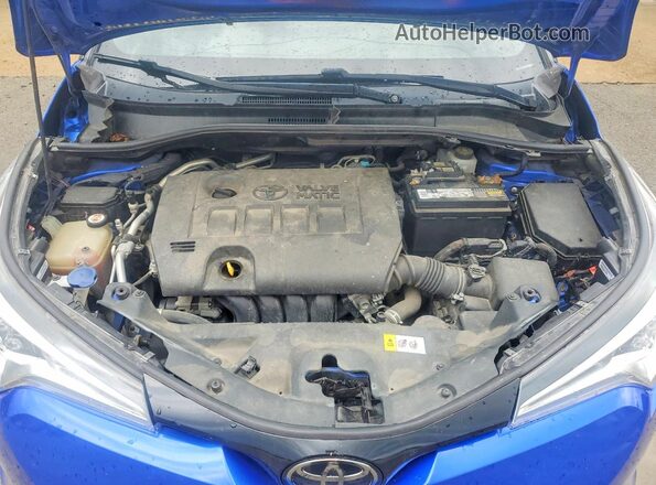 NMTKHMBX2JR055694 2018 TOYOTA C-HR Blue Widok komory silnika