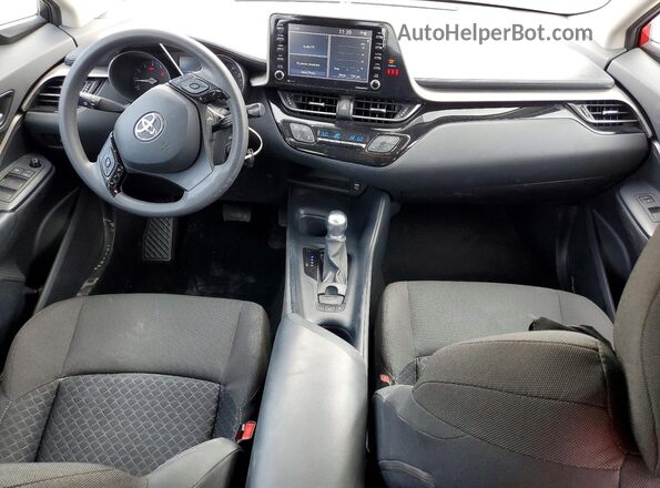 NMTKHMBX2LR118635 2020 TOYOTA C-HR Red Առջևի վահանակի տեսք