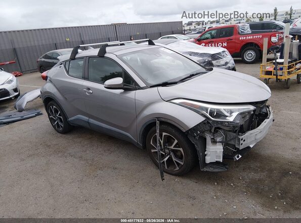 NMTKHMBX4JR029159 2018 TOYOTA C-HR Silver Առջևի աջ