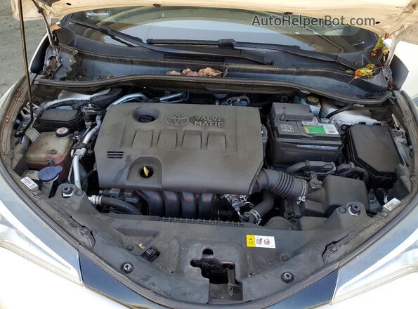 NMTKHMBX4JR045281 2018 TOYOTA C-HR Белый Вид задней части салона