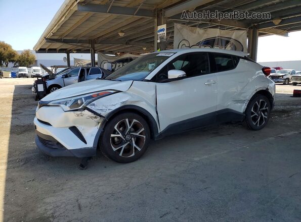 NMTKHMBX4JR045281 2018 TOYOTA C-HR Белый Передняя левая четверть