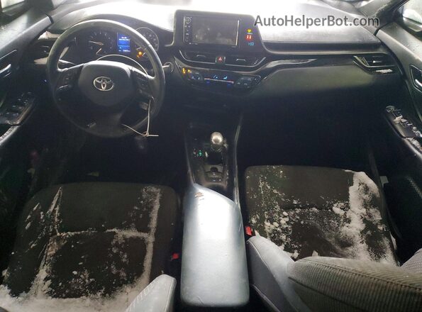 NMTKHMBX4JR048858 2018 TOYOTA C-HR Maroon Вид панелі приладів