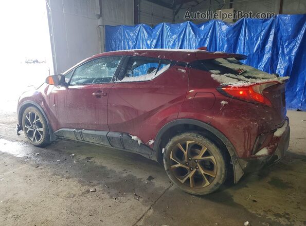 NMTKHMBX4JR048858 2018 TOYOTA C-HR Maroon Задня ліва чверть