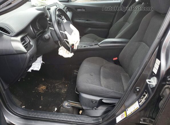 NMTKHMBX5JR005761 2018 TOYOTA C-HR Gray Widok wnętrza z przodu