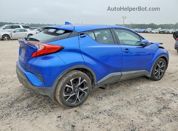 NMTKHMBX5JR047346 2018 TOYOTA C-HR Blue Tył prawy
