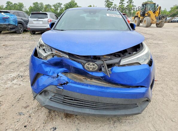 NMTKHMBX5JR047346 2018 TOYOTA C-HR Blue Widok z przodu