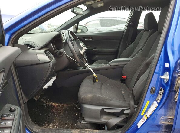 NMTKHMBX5JR047346 2018 TOYOTA C-HR Blue Widok wnętrza z przodu