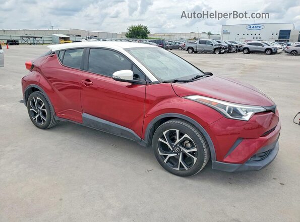 NMTKHMBX6JR045461 2018 TOYOTA C-HR Красный Передняя правая четверть