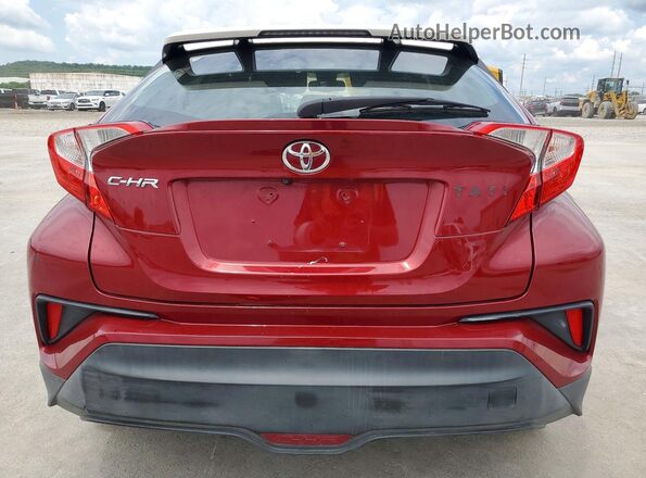 NMTKHMBX6JR045461 2018 TOYOTA C-HR Красный Вид сзади