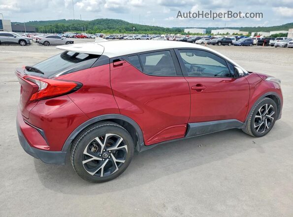 NMTKHMBX6JR045461 2018 TOYOTA C-HR Красный Задняя правая четверть