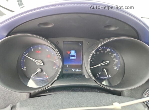 NMTKHMBX8LR111852 2020 TOYOTA C-HR White Вид щитка приладів
