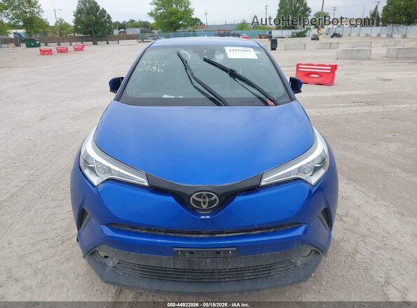 NMTKHMBX9JR053506 2018 TOYOTA C-HR Blue Widok zestawu wskaźników