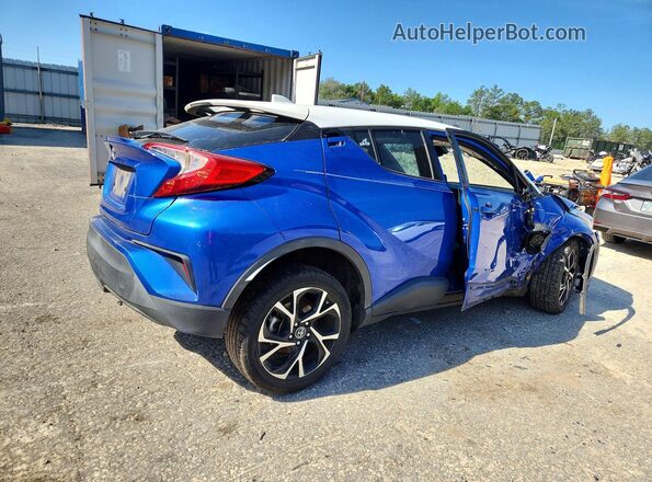 NMTKHMBX9KR089231 2019 TOYOTA LE Синий Задняя правая четверть