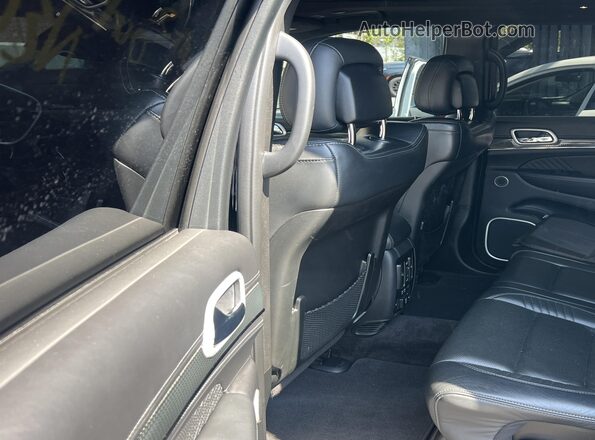 NY-75797 2018 JEEP GRAND CHEROKEE Black Vista de la etiqueta del VIN