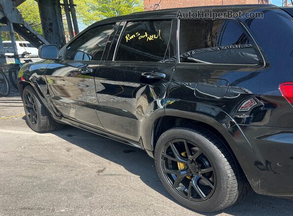 NY-75797 2018 JEEP GRAND CHEROKEE Black Trasero izquierdo