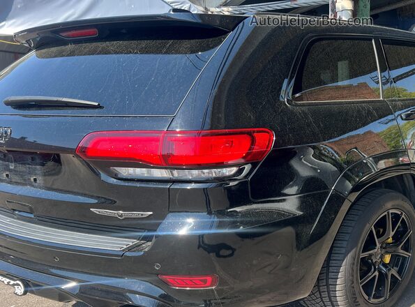NY-75797 2018 JEEP GRAND CHEROKEE Black Trasero derecho