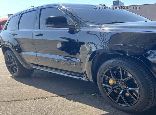 NY-75797 2018 JEEP GRAND CHEROKEE Black Delantero derecho