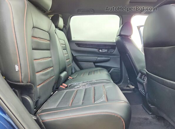 NY77538 2025 HONDA CR-V Blue Vista de los asientos traseros