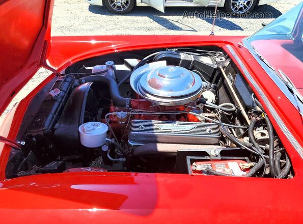 P5FH184860 1955 FORD THUNDERBIRD Two Tone Սալոնի հետևի տեսք