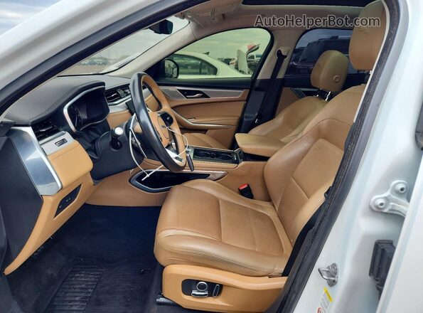 SADCJ2EX4MA665094 2021 JAGUAR F-PACE Белый Вид салона спереди
