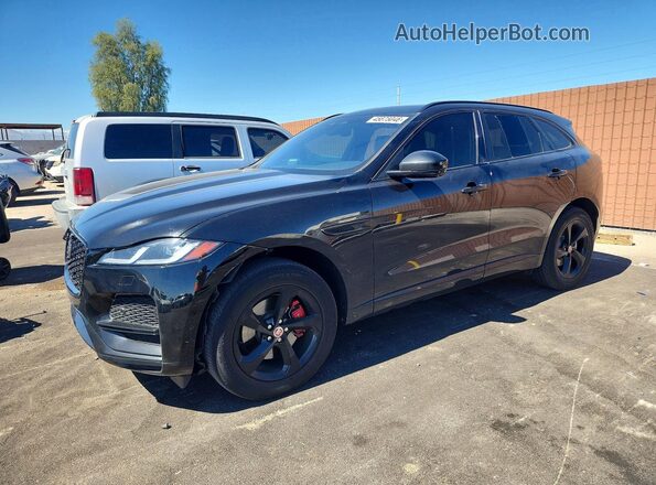 SADCJ2EX7MA679555 2021 JAGUAR F-PACE Black Przód lewy