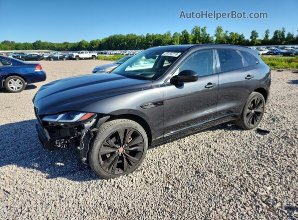 SADCJ2EX8PA705939 2023 JAGUAR F-PACE Gray Առջևի ձախ երեք քառորդ տեսարան
