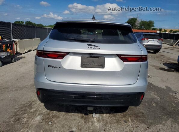 SADCJ2EX9MA684109 2021 JAGUAR F-PACE Silver Widok z tyłu
