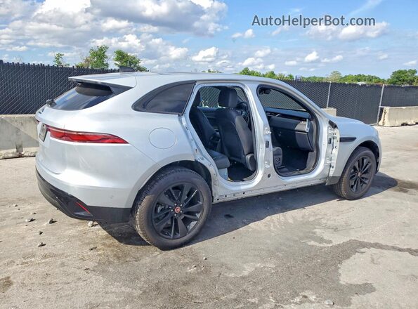 SADCJ2EX9MA684109 2021 JAGUAR F-PACE Silver Tył prawy