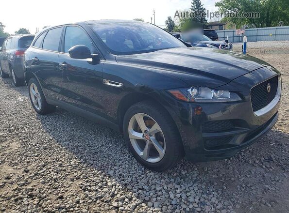 SADCJ2FN4JA276383 2018 JAGUAR F-PACE Черный Передняя правая четверть