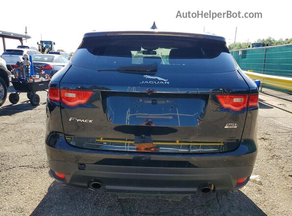 SADCJ2FX1JA268775 2018 JAGUAR F-PACE Black უკანა ხედი