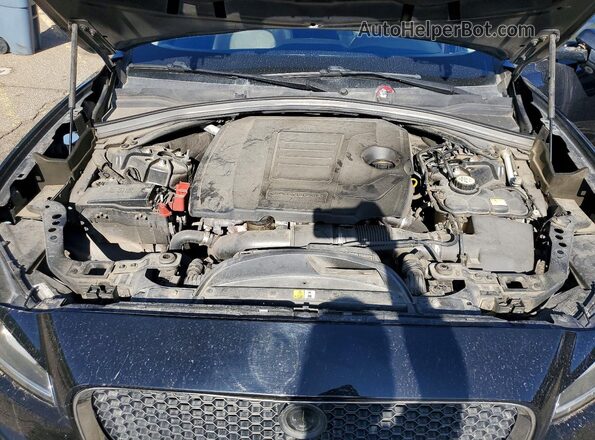SADCJ2FX1JA268775 2018 JAGUAR F-PACE Black ძრავის განყოფილების ხედი