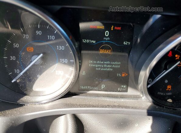 SADCJ2FX2LA645536 2020 JAGUAR F-PACE Белый Вид щитка приборов