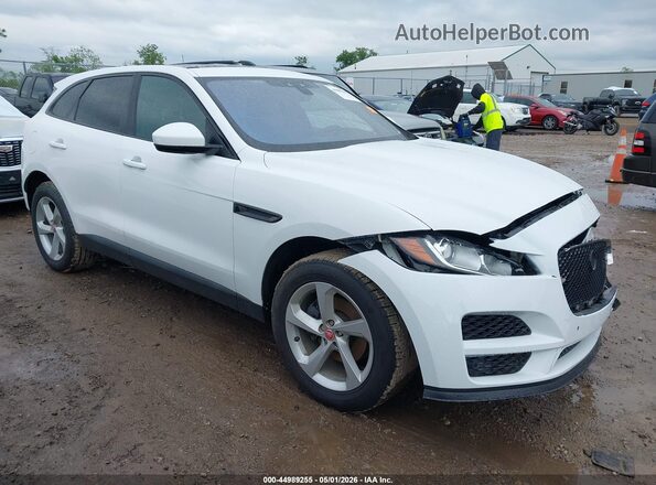 SADCJ2FX3KA603259 2019 JAGUAR F-PACE White Front right