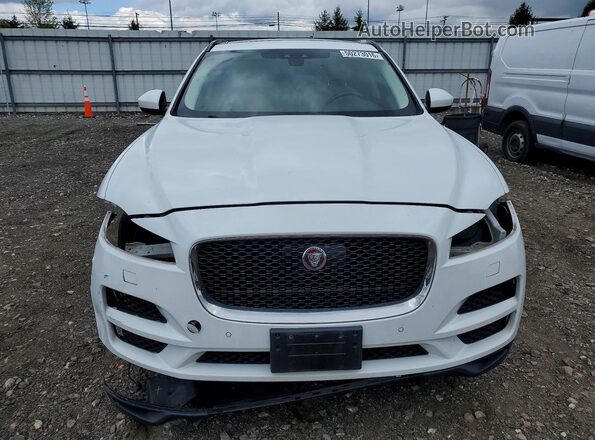 SADCJ2FX4KA356740 2019 JAGUAR F-PACE White Դիմացի տեսք