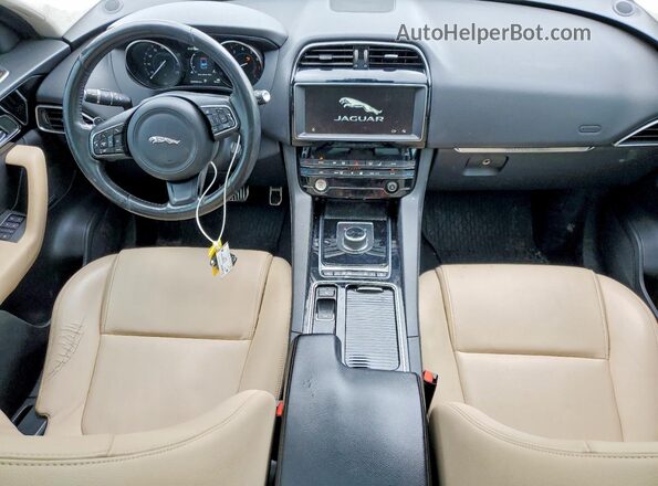 SADCJ2FX4KA356740 2019 JAGUAR F-PACE White Առջևի վահանակի տեսք
