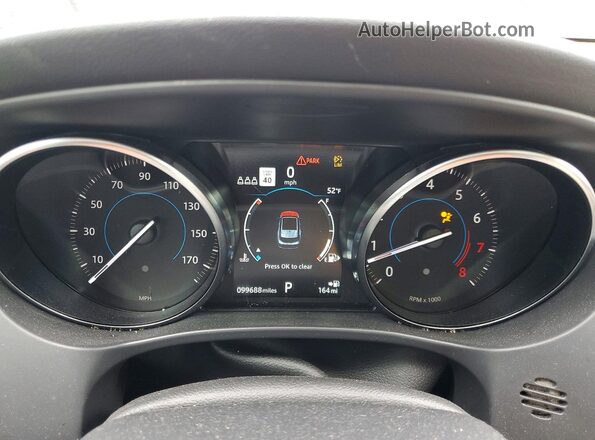 SADCJ2FX4KA356740 2019 JAGUAR F-PACE White Սարքավորումների վահանակի տեսք