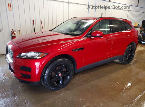 SADCJ2FX4LA630617 2020 JAGUAR F-PACE Красный Передняя левая четверть