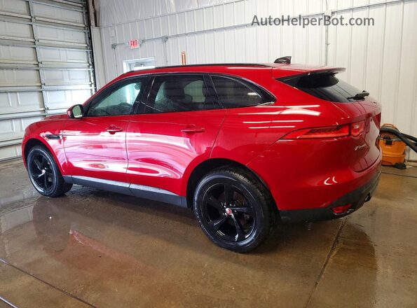 SADCJ2FX4LA630617 2020 JAGUAR F-PACE Красный Задняя левая четверть