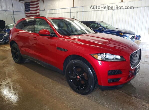 SADCJ2FX4LA630617 2020 JAGUAR F-PACE Красный Передняя правая четверть