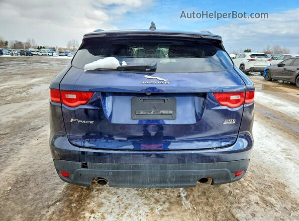 SADCJ2FX7KA606892 2019 JAGUAR F-PACE Blue Vista trasera