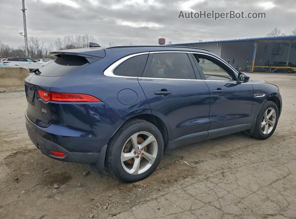 SADCJ2FX8KA609459 2019 JAGUAR F-PACE Blue Trasero derecho
