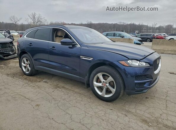 SADCJ2FX8KA609459 2019 JAGUAR F-PACE Blue Delantero derecho