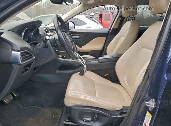 SADCJ2FX8KA609459 2019 JAGUAR F-PACE Blue Vista interior delantera