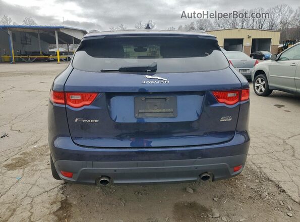 SADCJ2FX8KA609459 2019 JAGUAR F-PACE Blue Vista trasera