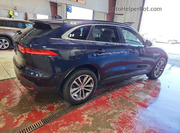 SADCJ2FX9KA359701 2019 JAGUAR F-PACE Blue Tył prawy