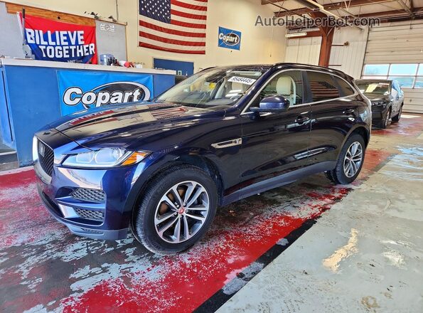 SADCJ2FX9KA359701 2019 JAGUAR F-PACE Blue Przód lewy