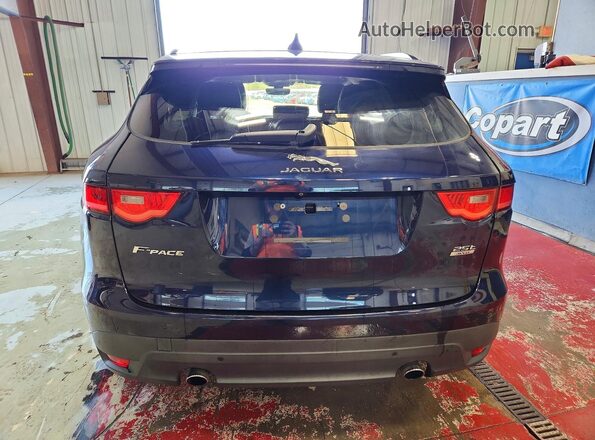 SADCJ2FX9KA359701 2019 JAGUAR F-PACE Blue Widok z tyłu
