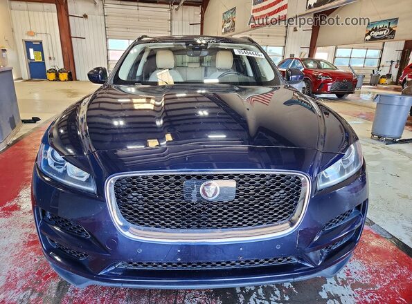 SADCJ2FX9KA359701 2019 JAGUAR F-PACE Blue Widok z przodu